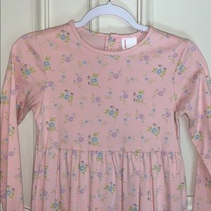 Hanna Andersson Dress Girls Size 8 Knit Dress Floral